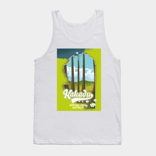 Kakadu national park Australia map Tank Top